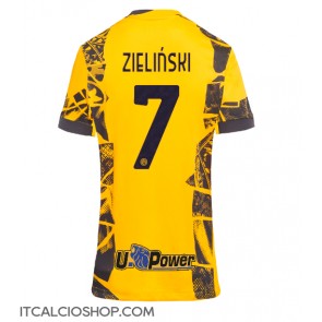 Inter Milan Piotr Zielinski #7 Terza Maglia Femmina 2024-25 Manica Corta